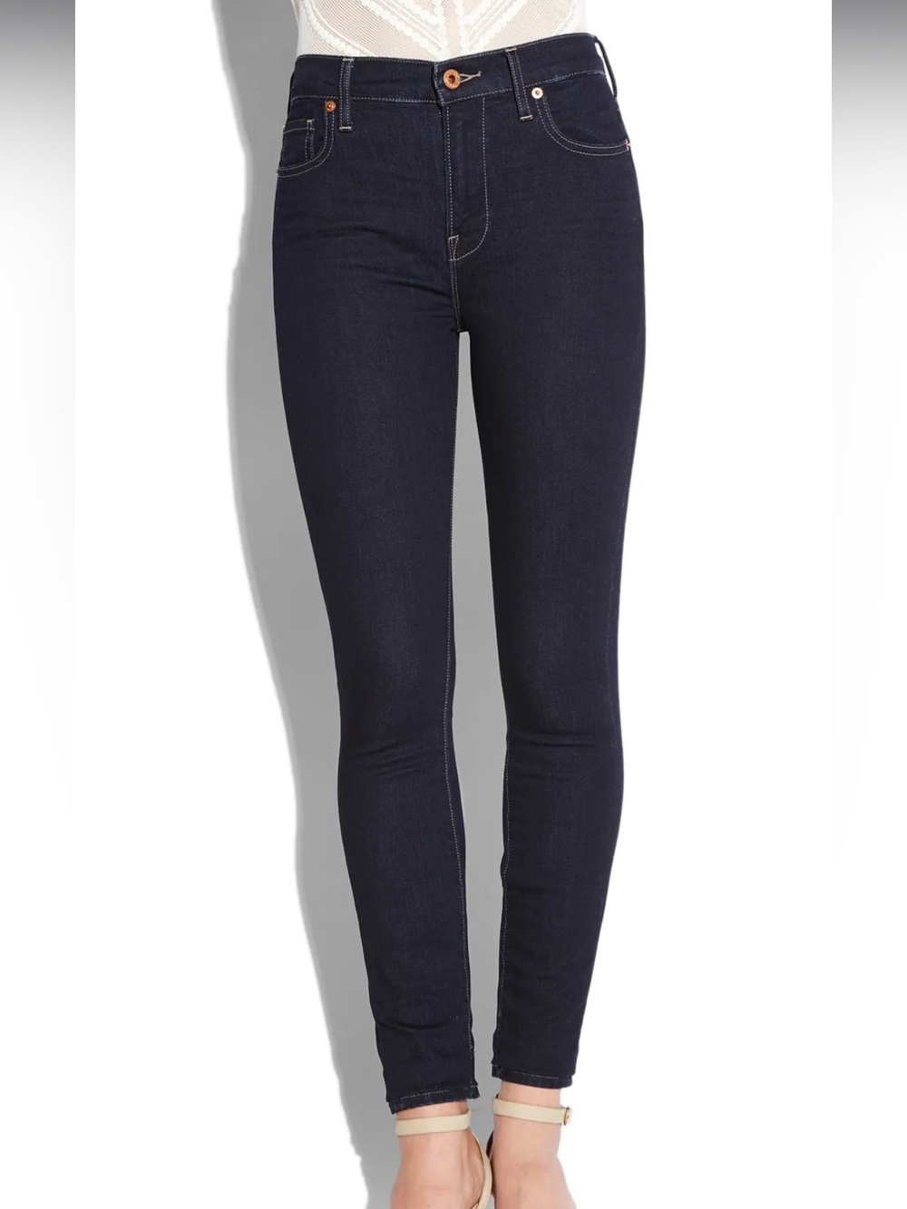 Lucky Brand Olivia Skinny Dark Wash Jeans | Size 12/31 - 29” Inseam